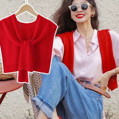 春秋纯色欧美女时尚披肩高性价比