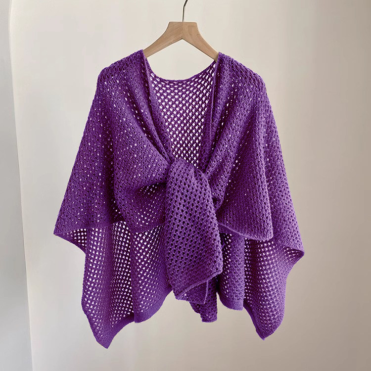 春夏秋纯色韩版女百搭披肩