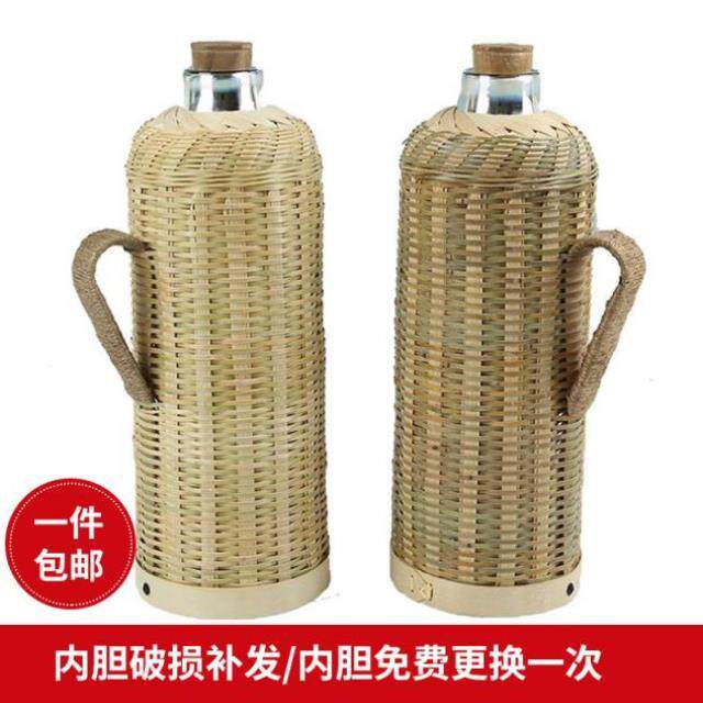 Bamboo Thermos bottle Warm water bottle Bamboo household Warm water Boiling water Glass old-fashioned Shell heat preservation To fake something antique Tearoomin the Tableware , Cup/Cups/Kettle , Thermos  category - from Buy2taobao.com to provide professional Taobao agent buy service