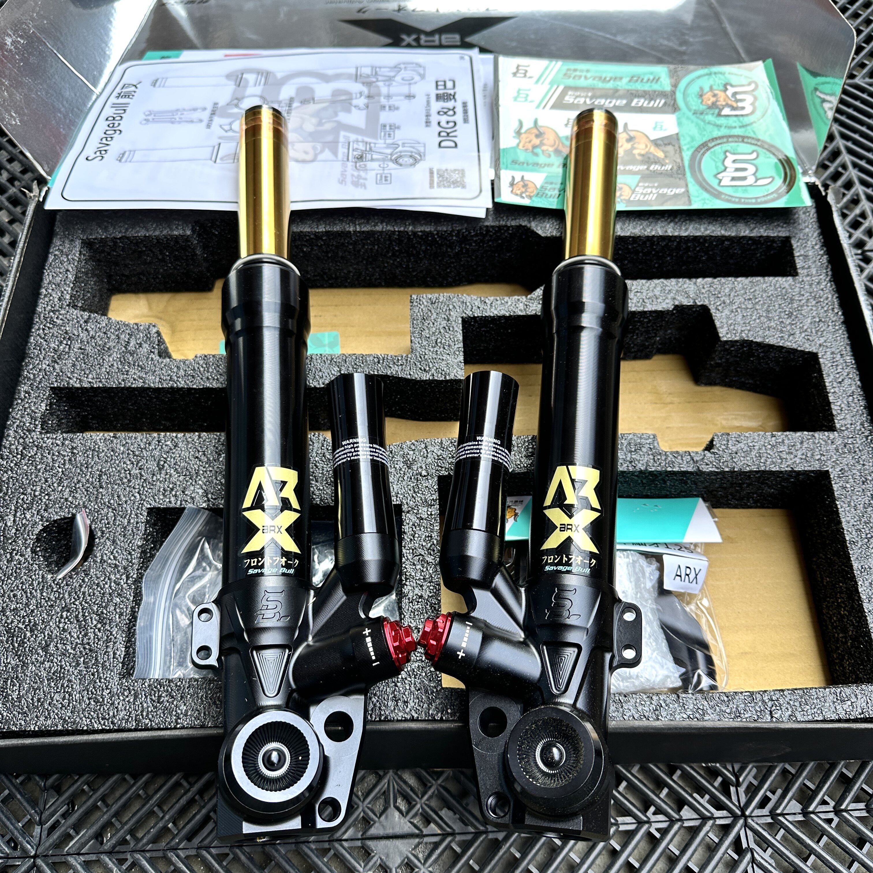 野蛮公牛前减震改装drg小牛九号劲战弯道情人火凤凰飞度避震器