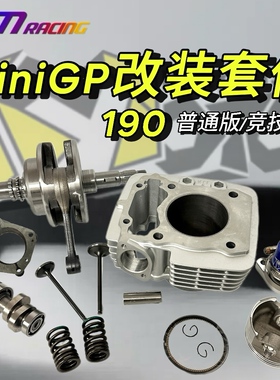 巨蟒miniGP190改装套件竞技版/普通版中缸凸轮曲轴华洋功泰通用