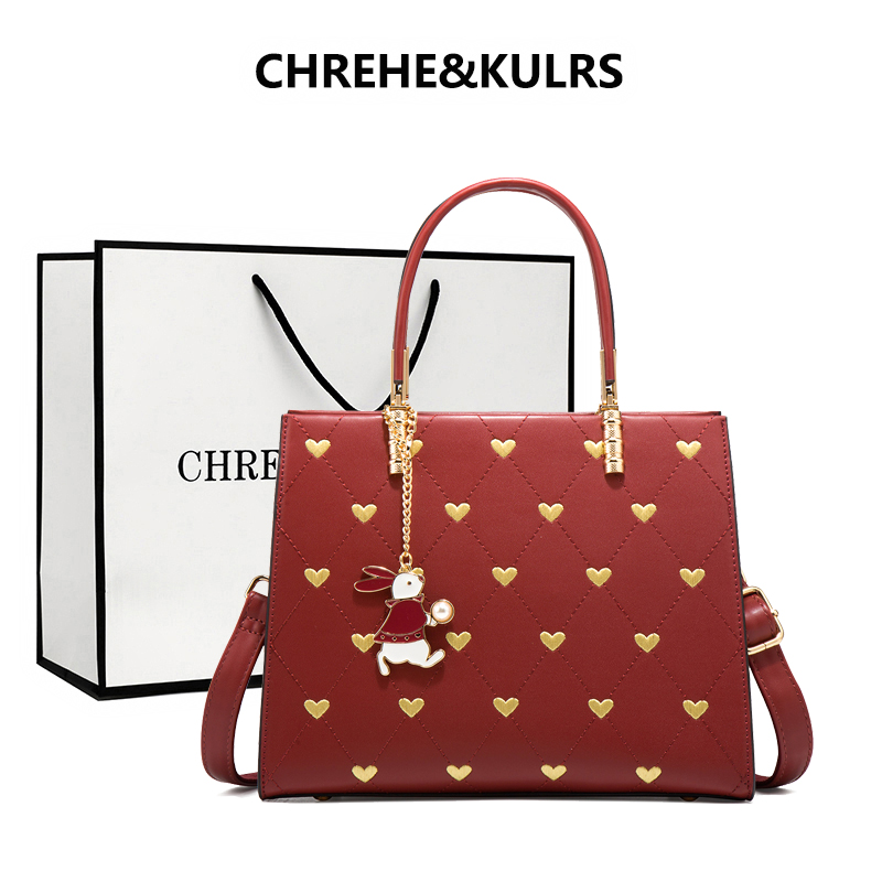 CHREHE&KULRS红色结婚包女包