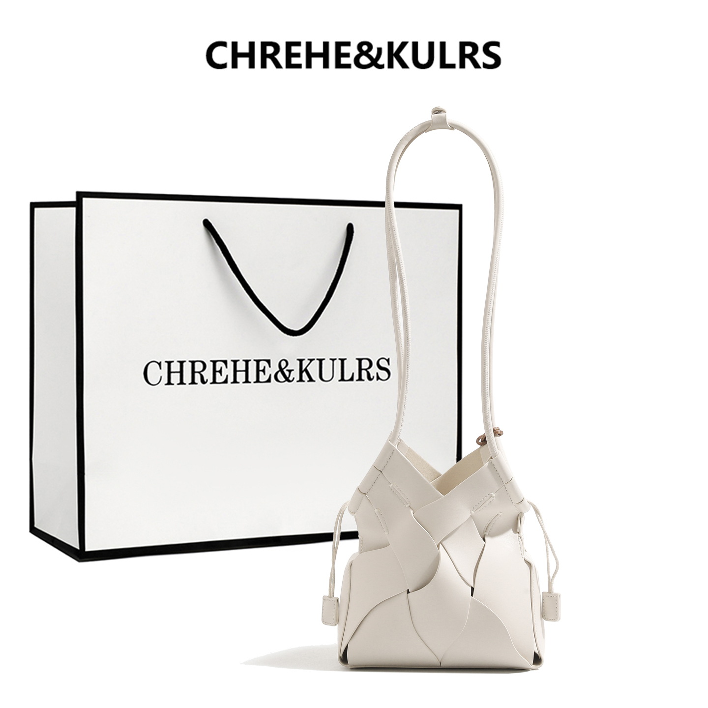 CHREHE&KULRS通勤编织托特包