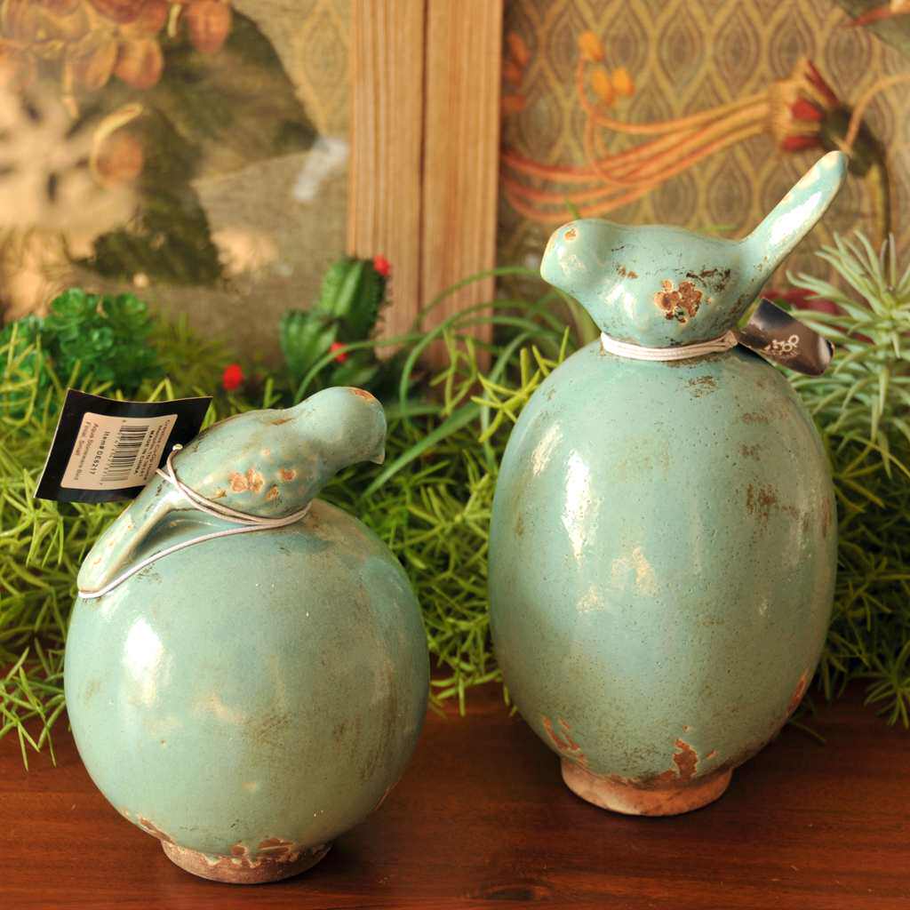 塔莎奶奶可立特小鸟陶瓷摆件动物工艺品客厅装饰品家居玄关摆饰