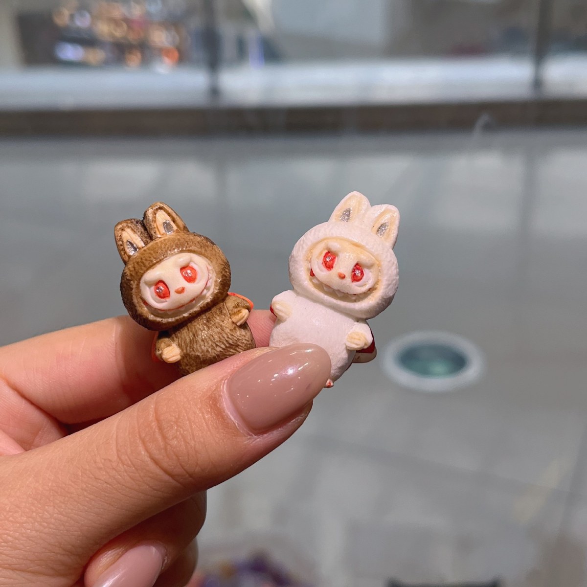 鹿角拉布布diy配件手工编织手绳项链文玩佛珠时尚配饰品隔珠厂家