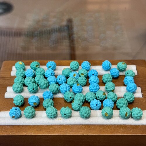 菱镁矿吞金兽配件手工DIY文玩手链项链隔珠饰品时尚配饰