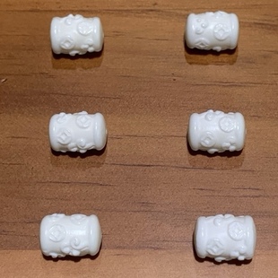 配饰 高瓷驼骨金钱滚轮珠配件手链项链隔珠配珠DIY文玩时尚