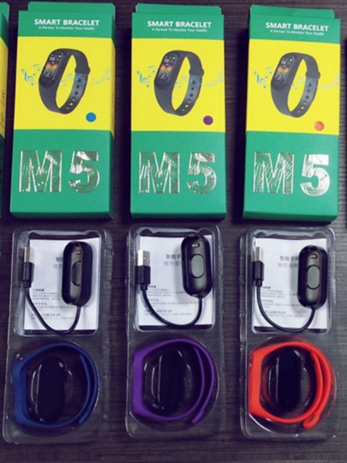 글로벌 버전 영어 스마트 밴드 시계 M5 스포츠 팔찌 MI