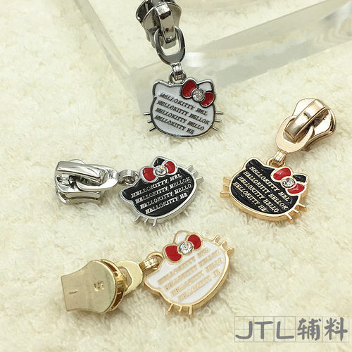 3号5号可爱卡通拉链头金属树