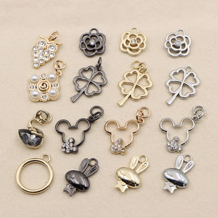 金属拉片拉扣鞋帽拉链头装饰吊坠服装箱包挂钩拉锁头配件挂饰拉手