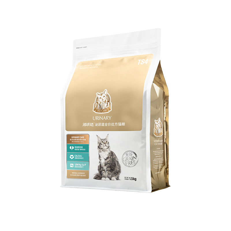 猫乐适猫粮TS4泌尿道处方粮1.5kg主粮宠物食品猫咪主粮