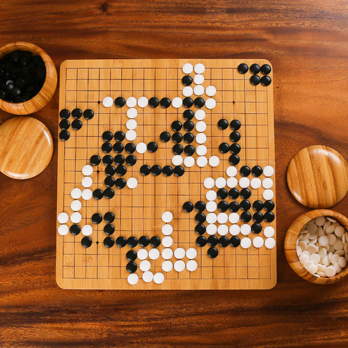 围棋套装五子棋子黑白棋子儿童学