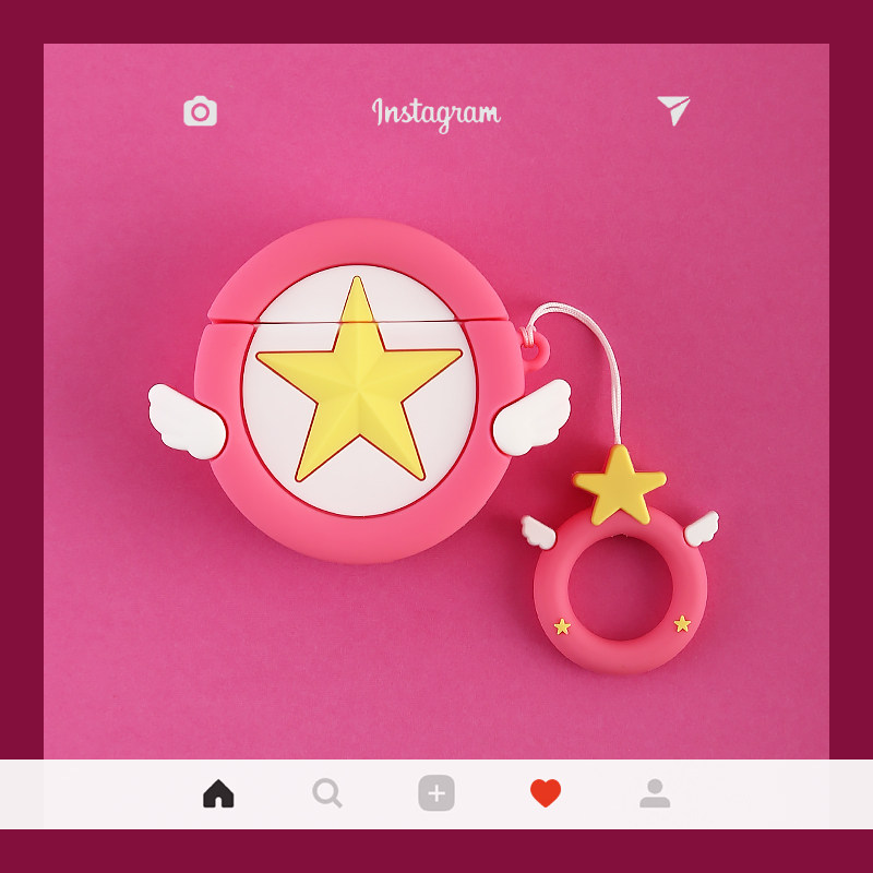 Magic Card girl originality lovely AirPods1/2 smart cover Apple wireless Bluetooth headset Boxin the 3C Digital Accessories,  MP3/MP4 Fitting , Headphone Accessories  category - from Buy2taobao.com to provide professional Taobao agent buy service