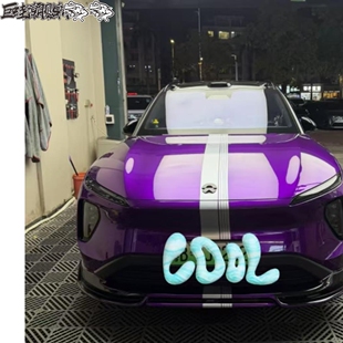 适用蔚来ET5车贴拉拉花ET7 EC6 ES6 EC7 极氪001车身个性运动贴纸