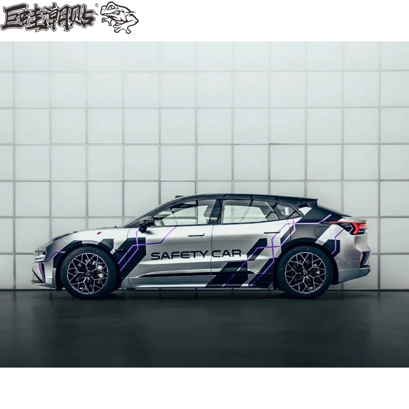 适用于极氪001车身字母车贴拉花ZEEKR车F1个性个性运动贴纸