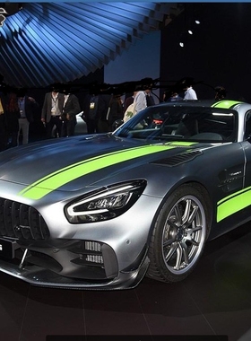 适用奔驰AMGGT车贴拉花AMG GTR GTS C63划痕装饰车贴改装拉花定做