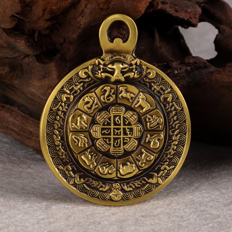 本命年挂件纯黄铜礼物