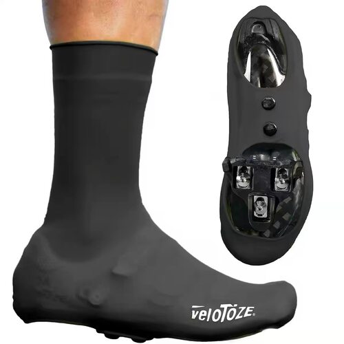 veloToze Aero硅胶头套鞋套搭扣覆盖公路自行车鞋防水防风