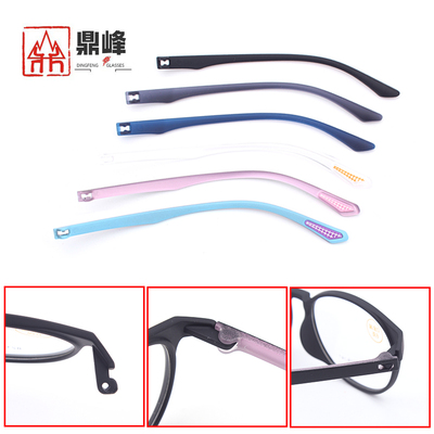 外卡扣黑色防滑无螺丝TR眼镜腿