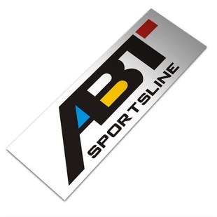 适用 奥迪大众 ABT Sports Line 改装车汽车贴纸贴花Sticker