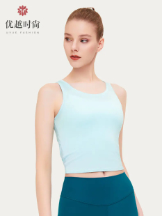 瑜伽背心无袖罩衫露背绑带上衣普拉提健身运动外搭瑜珈服优越时尚
