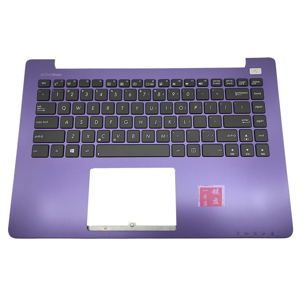 华硕全新紫色笔记本键盘