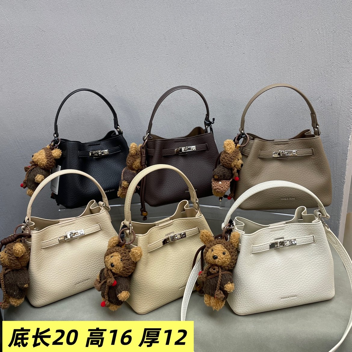 手提水桶小清新韩版质感女包2025新款时尚欧美气质小众百搭斜挎包