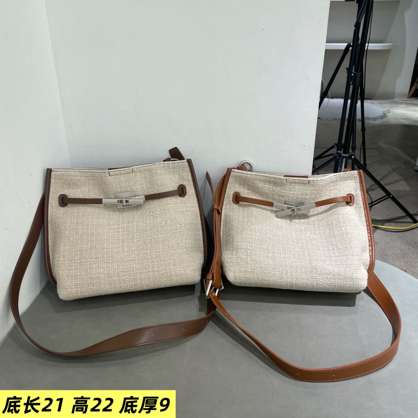 玛莎爱贝儿女包2026新款时尚5126棉麻休闲轻奢质感韩版斜挎包潮包