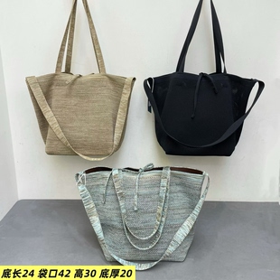 织物休闲单肩斜挎两用女包2025新款洋气浅色纯色大气网红斜挎包
