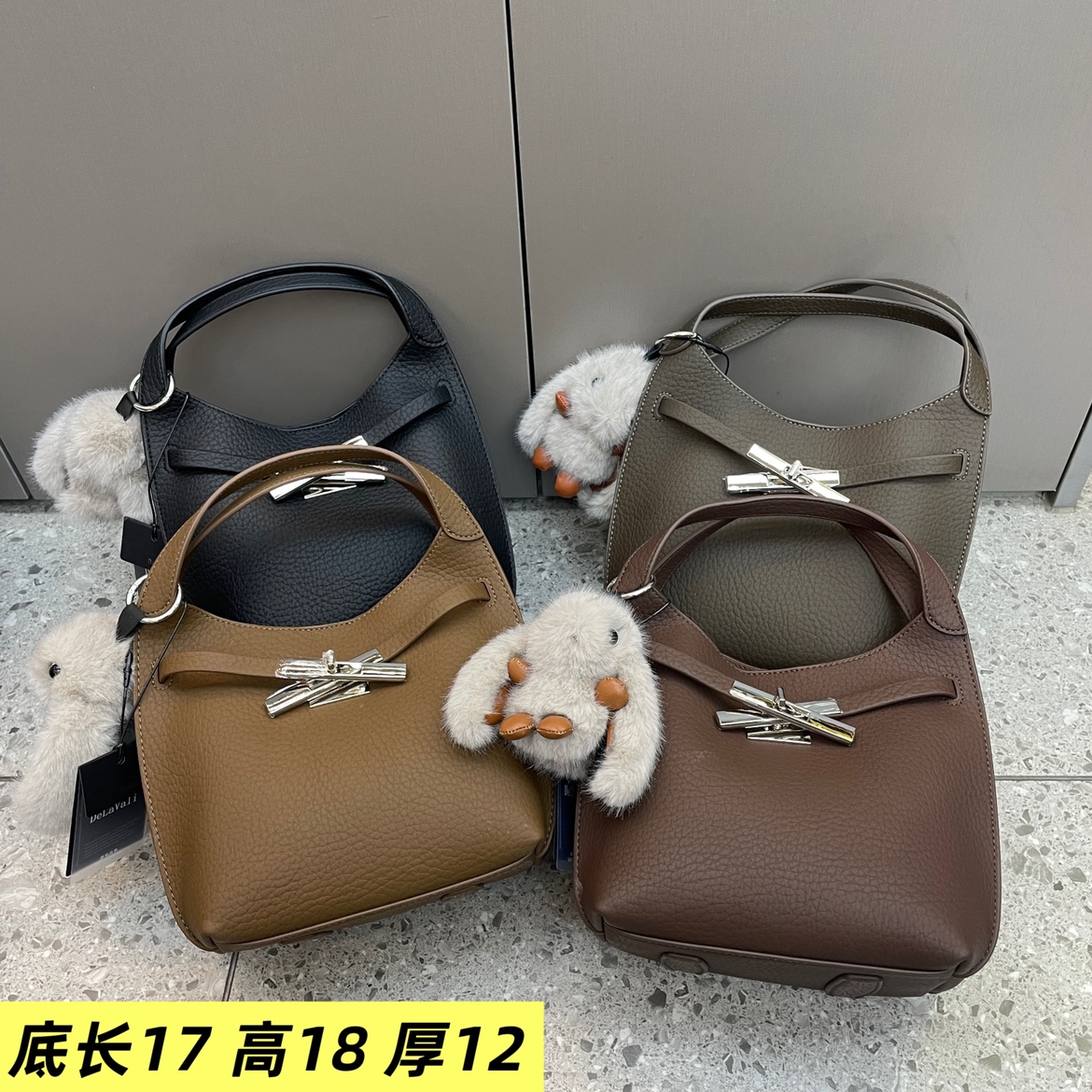 手提锁扣休闲水桶韩版质感女包2025新款时尚欧美气质子母韩版斜挎