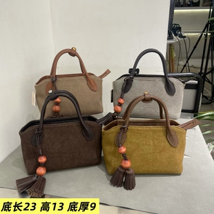可比娜女包2026新款洋气531韩版亚麻欧美轻奢小众潮流斜挎手提包