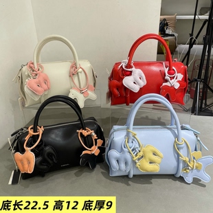 可彼娜女包2026新款 休闲轻奢382手提枕头气质百搭手提斜挎包 韩版