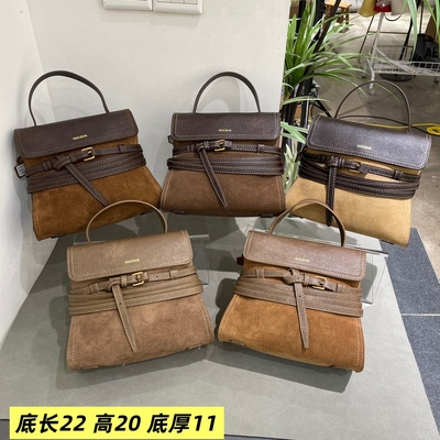 玛莎女包磨砂皮双肩背女包2025新款99317洋气宴会真皮软单肩斜挎