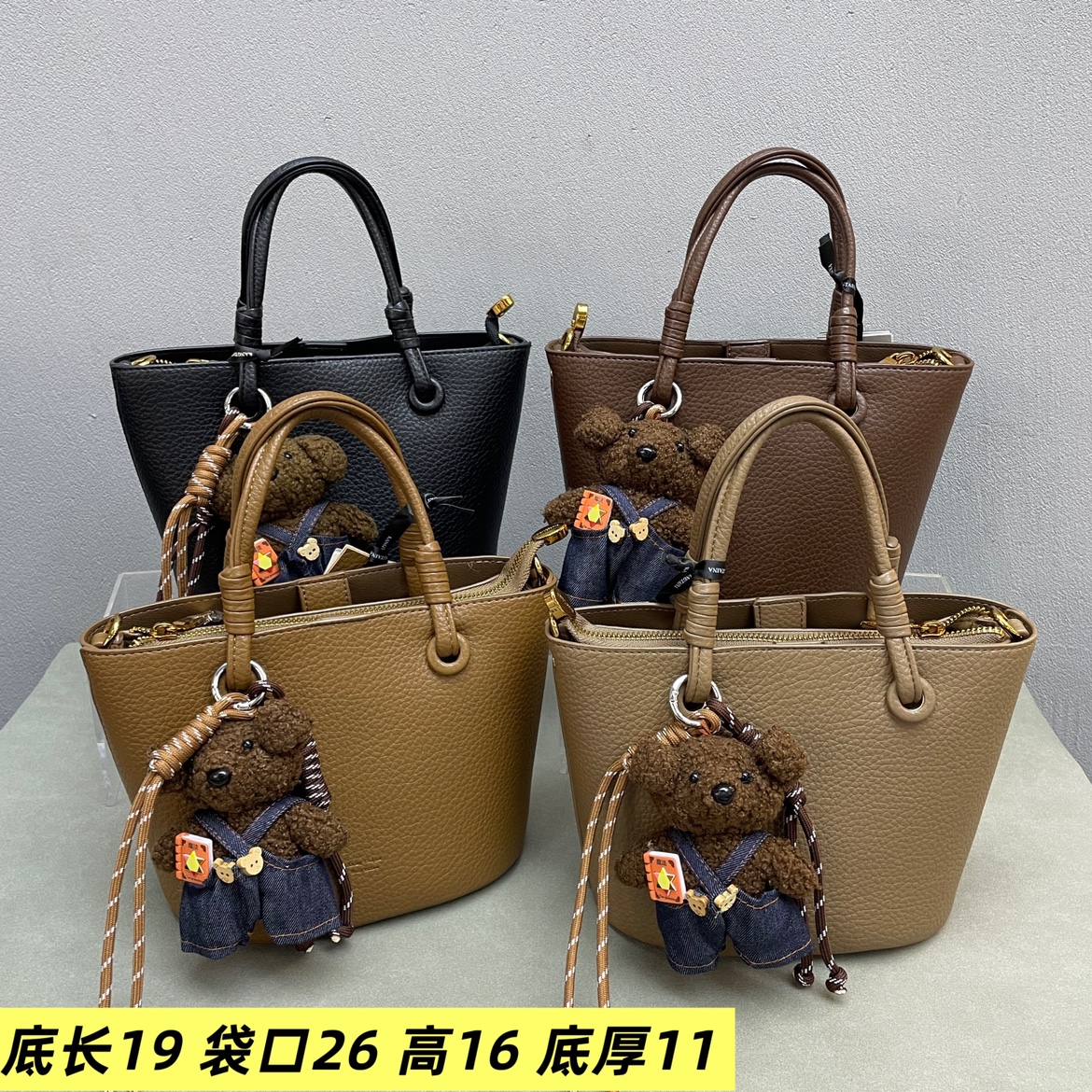 简约大气手提水桶女包2025新款时尚欧美气质小众韩版斜挎包潮包