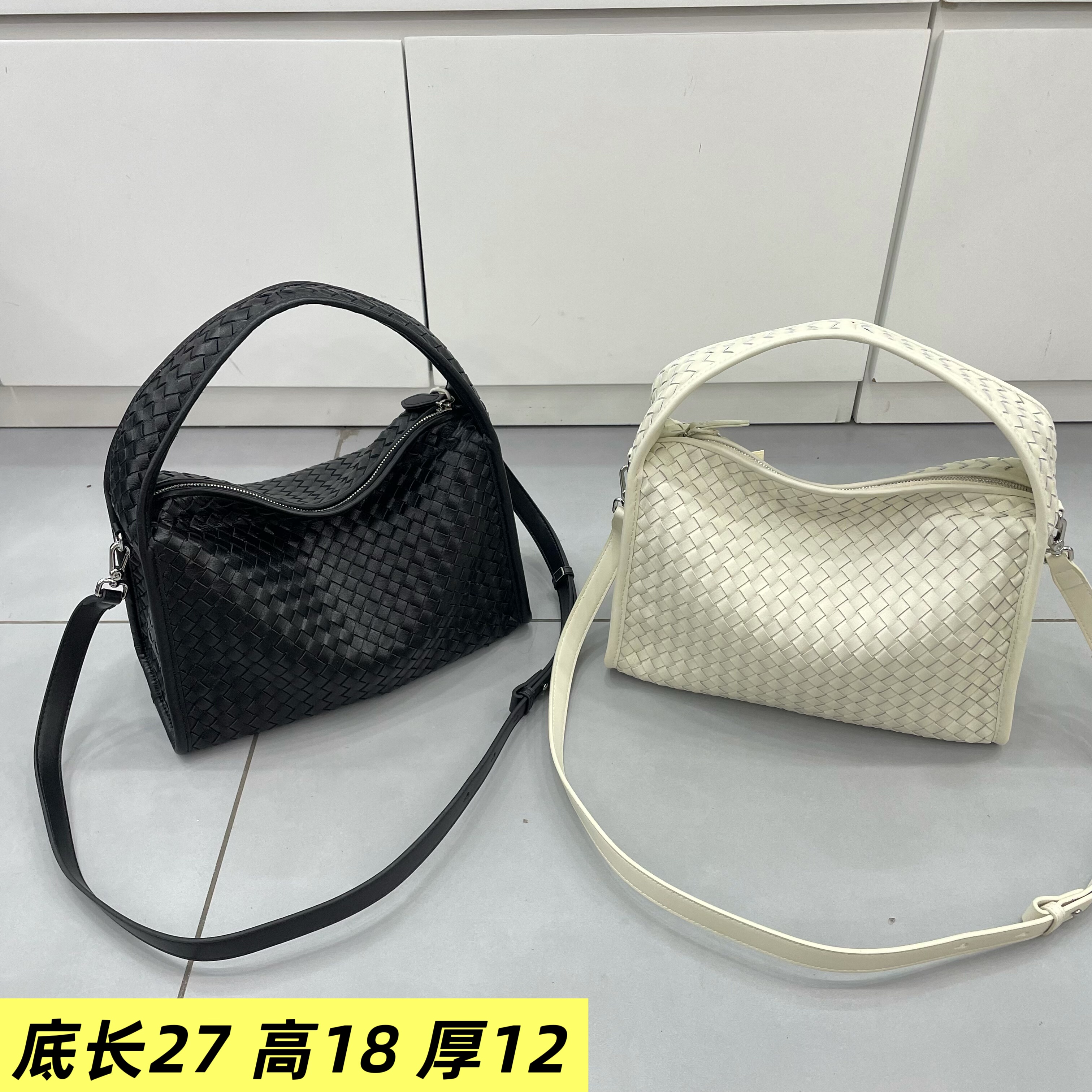 牛皮女包手工编织包2025新款洋气宴会大气真皮软单肩手提斜挎包