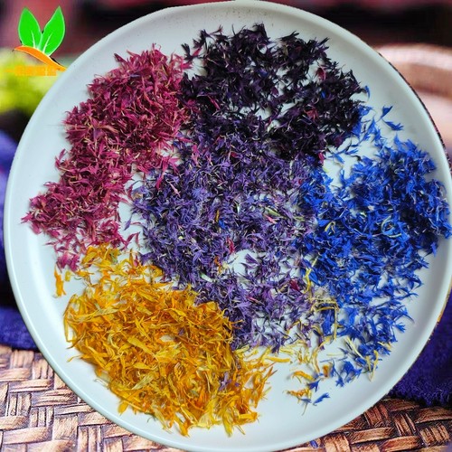 双子多色花瓣 混合矢车菊花瓣 diy手工制作花瓣不可食用花瓣包邮