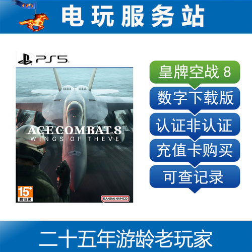 PS5 空战奇兵8 皇牌空战8 希孚之翼 ACE COMBAT 认证出租数字
