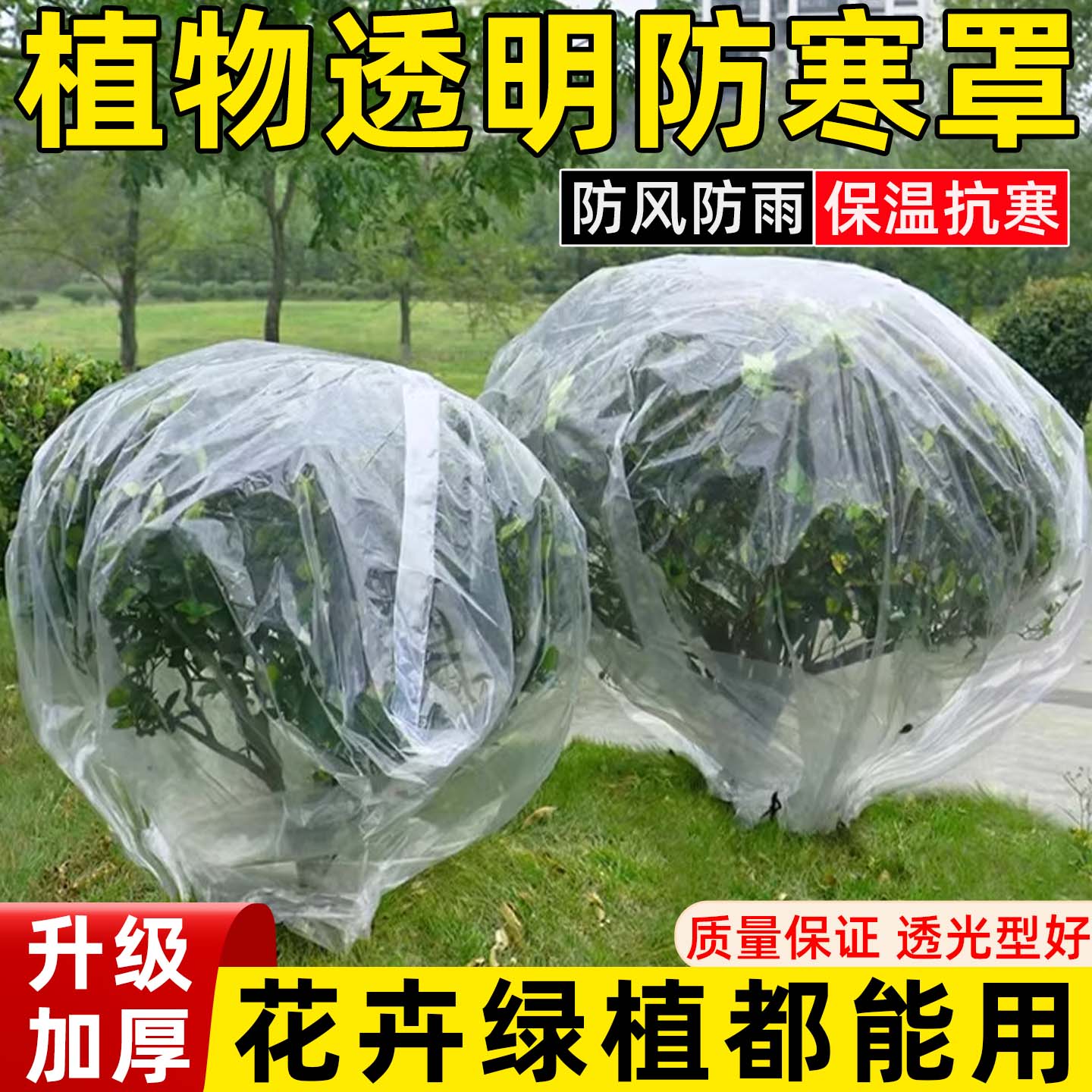 植物防寒罩防冻套塑料膜保温袋
