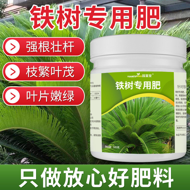 铁树专用肥料干枯硫酸亚铁通用植物急救发黄复合肥龙血树防黄叶