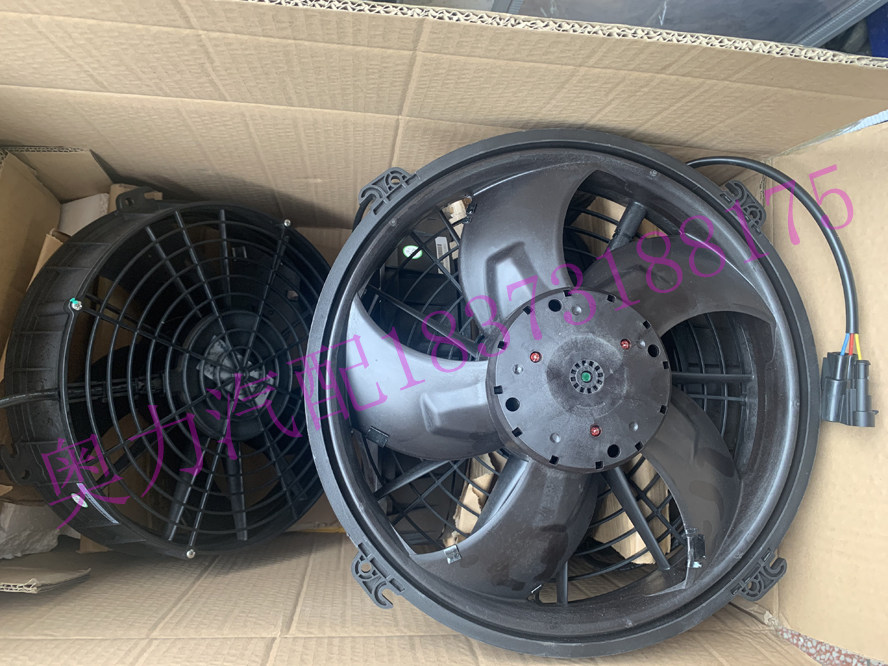金龙宇yt通客车新能源汽车科林空调冷凝风机 PWM散热风扇24V