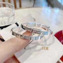 新生的儿宝宝银手镯999纯银儿童婴儿吉言银手环百日满月周岁生日