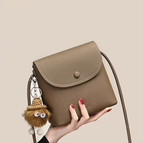 妮桑娜新款手机包小包软皮女包