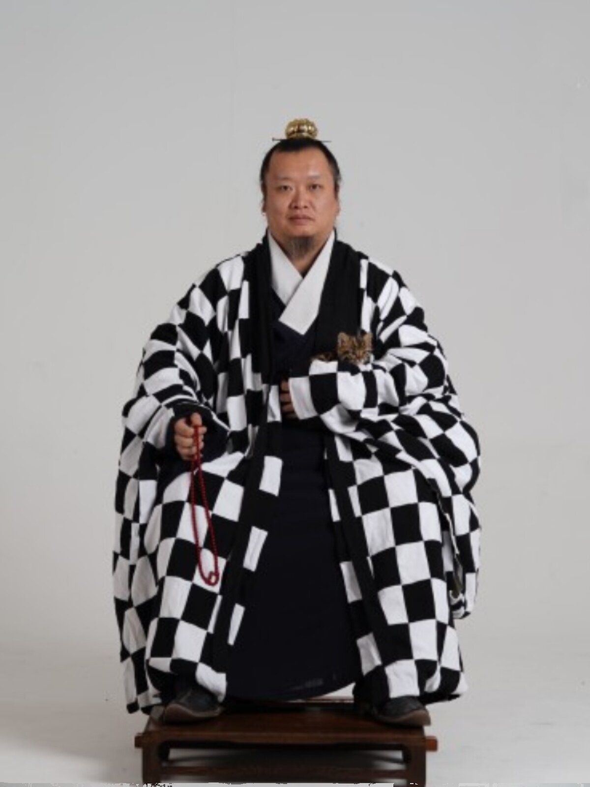 荼蘼   水田衣百衲衣披风道袍水洗砂洗棉拼布汉服道家披风道袍