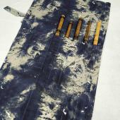 中国风多只装 荼蘼 山水 双层箫袋南箫尺八笛子袋乐器包可背带定制