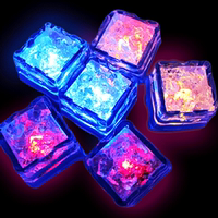 New durable food-grade material led simulation waterproof seven-color bar with switch light, ice cube button flash light thumbnail 2