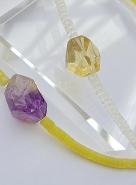 lyumin原创不规则天然简约项链