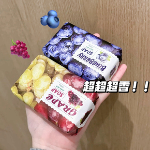 皂门永存！狂喜！悦利加蜜绿果萃香皂水果香薰石榴水蜜桃蓝莓草莓