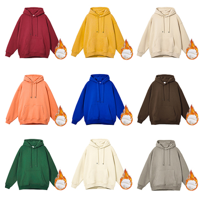 连帽套头纯棉卫衣女大码宽松外套