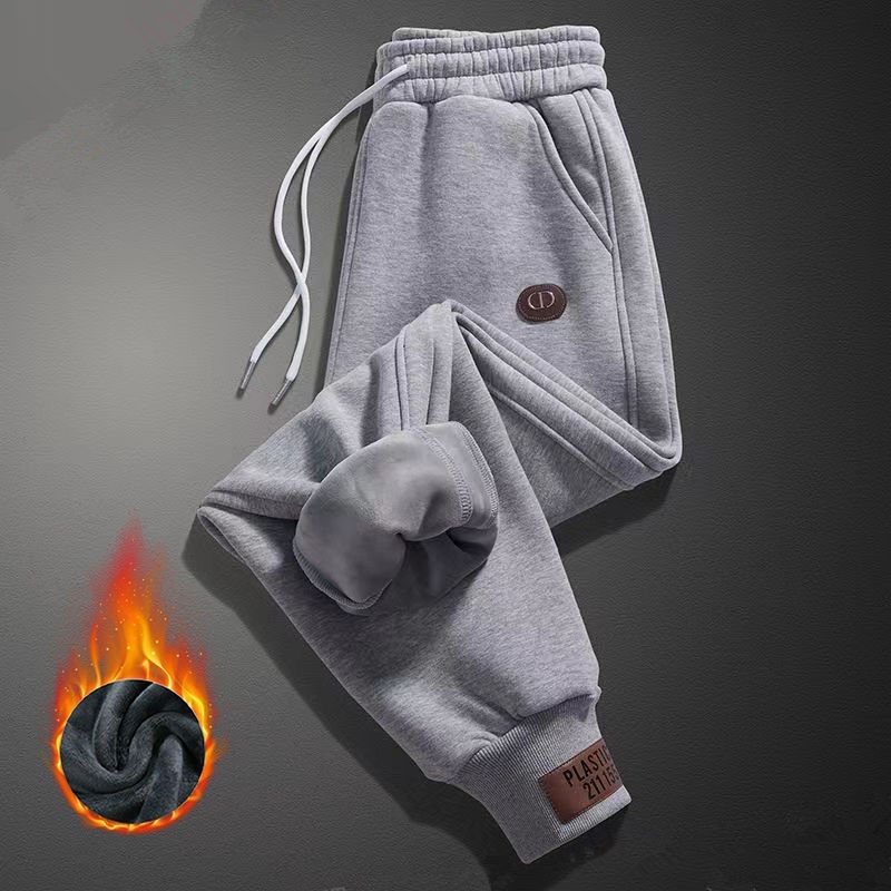 清仓捡漏专柜撤回加绒加厚休闲卫裤女春秋冬季新款宽松大码运动裤