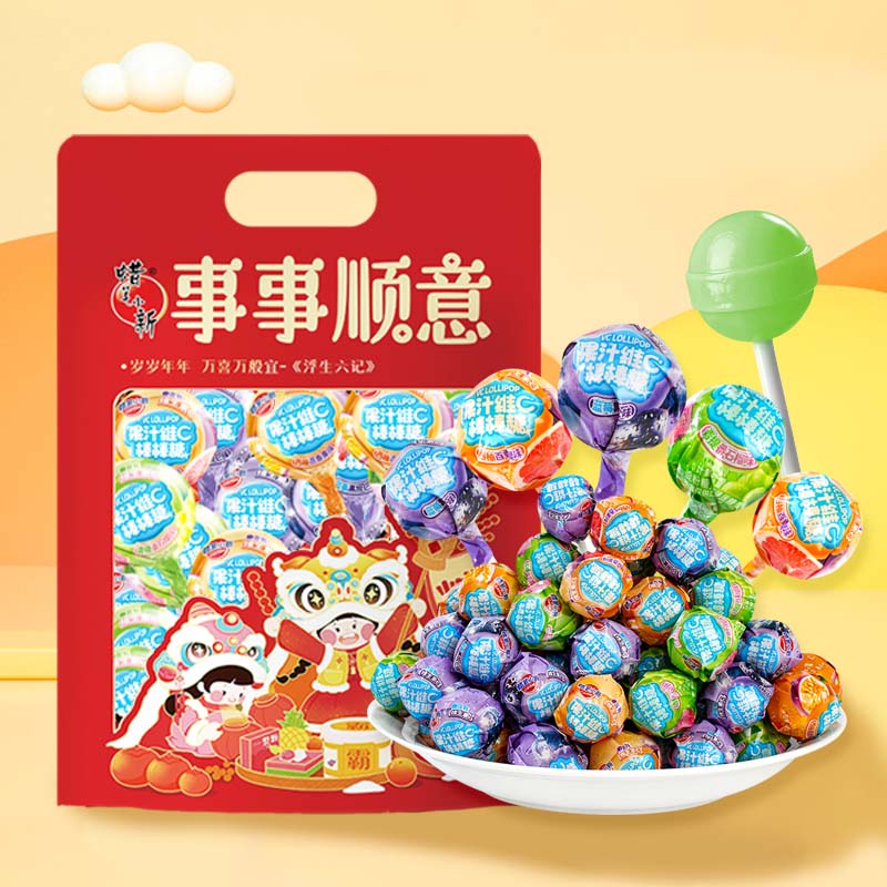 蜡笔小新果汁维C棒棒糖